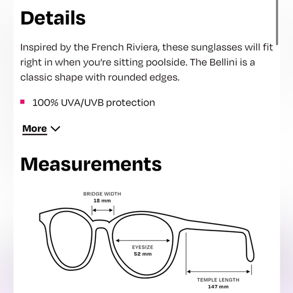 Brand New in box TOMS Bellini Sunglasses in Vintage Crystal-Green Grey - Picture 4 of 10